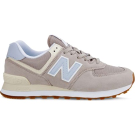 New Balance Wl574flc Summer Dusk Flat White mit Eisblau braun mehrfarbig