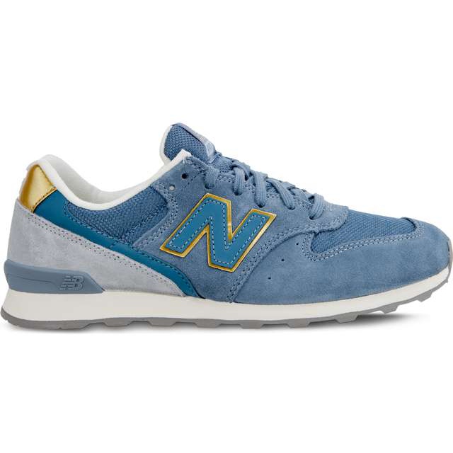 New Balance Wr996flp Blau Graues Gold
