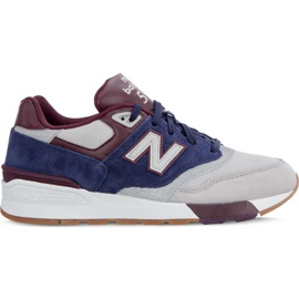 New Balance Ml597gnb Regenwolken-Pigment Burgund grau mehrfarbig marineblau