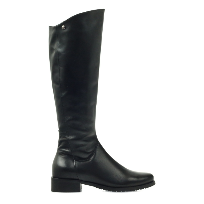 Schwarze lange Stiefel Edeo 2206