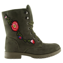 Arbeiter mit Stickerei AB-9 Army Green grün