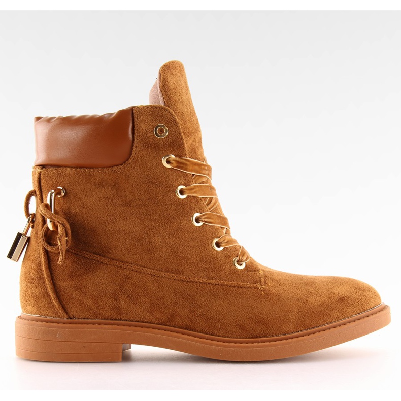 Timbels mit Vorhängeschloss Kamel J-8686 Kamel braun