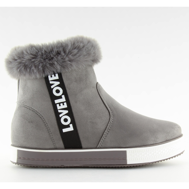 Graue knöchelhohe Sneakers NB252P