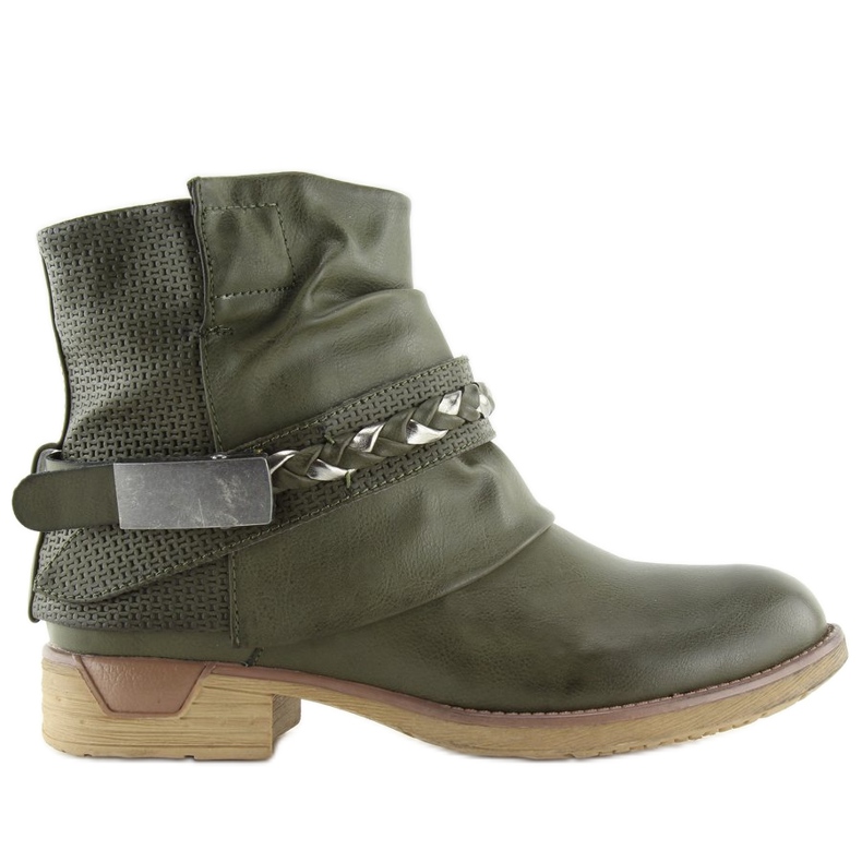Grüne Damenstiefel 815-PA DK.GREEN