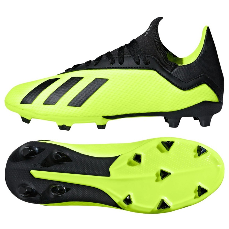 Adidas X 18.3 Fg Jr DB2418 Fußballschuhe mehrfarbig grün