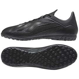 Adidas X Tango 18.4 Tf M DB2480 Fußballschuhe schwarz schwarz