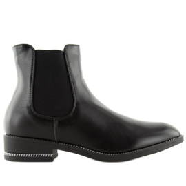 Schwarze Chelsea-Boots für Damen NC700 Black