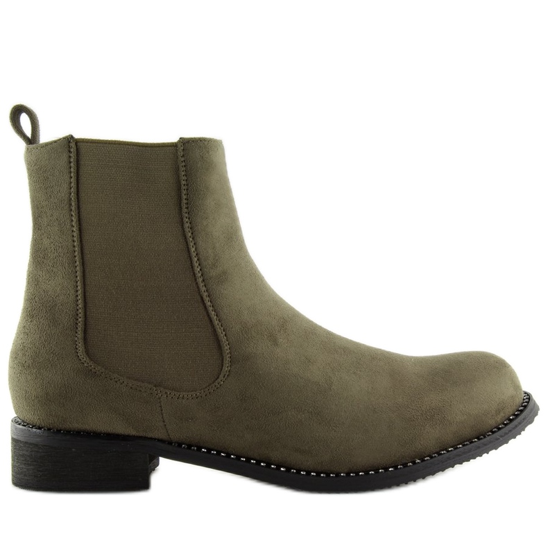 Grüne Chelsea-Stiefel für Damen NS025P Grün