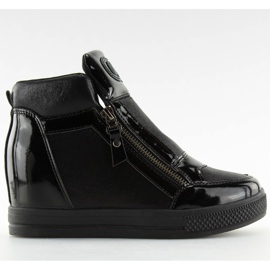 Schwarze Damen Sneaker R24-6 Schwarz