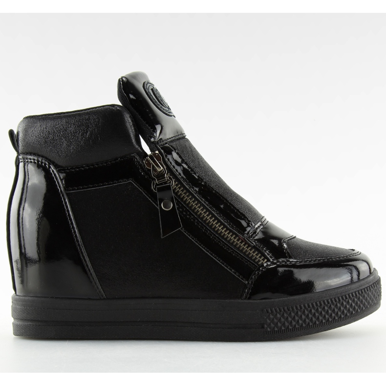 Schwarze Damen Sneaker R24-6 Schwarz