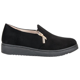 Sneakers aus Wildleder schwarz