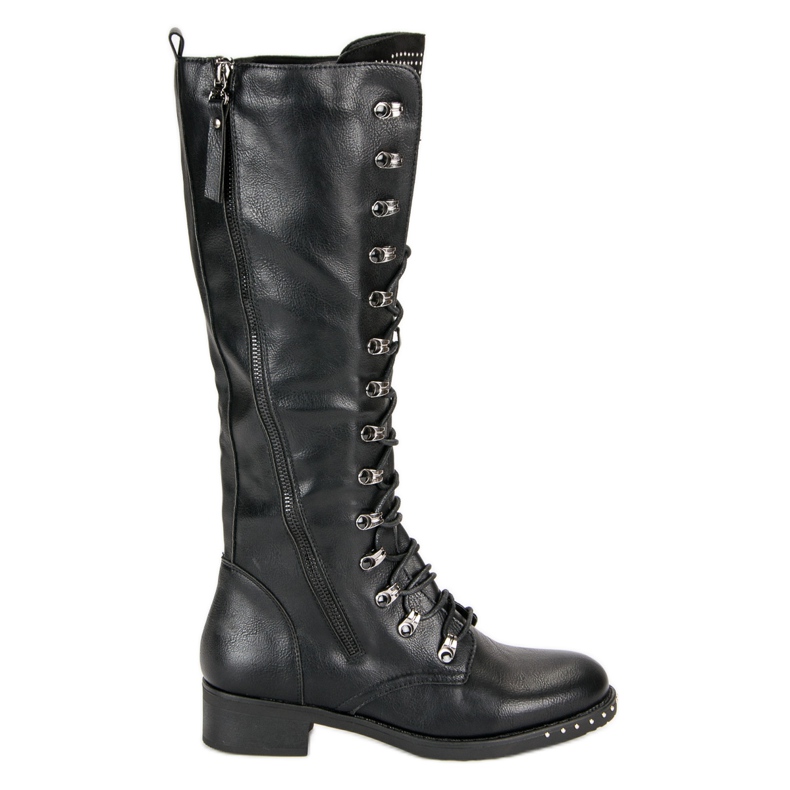 Seastar Schwarze Reitstiefel