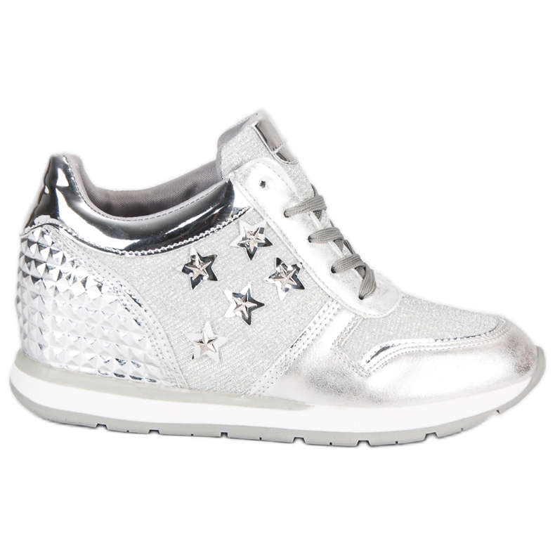 Silberne Turnschuhe, Turnschuhe grau