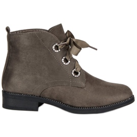 Seastar Gebundene Wildlederstiefeletten braun