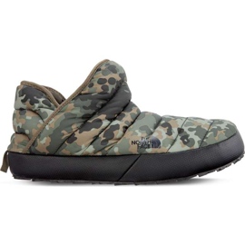 The North Face Thermoball Traction Bootie für Herren Tarmac Green Macrofleck-Druck Tumbleweed Green grün