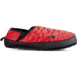 The North Face Herren Thermoball Traction Mule Iv 090 Shiny Tnf Rot Tnf Schwarz