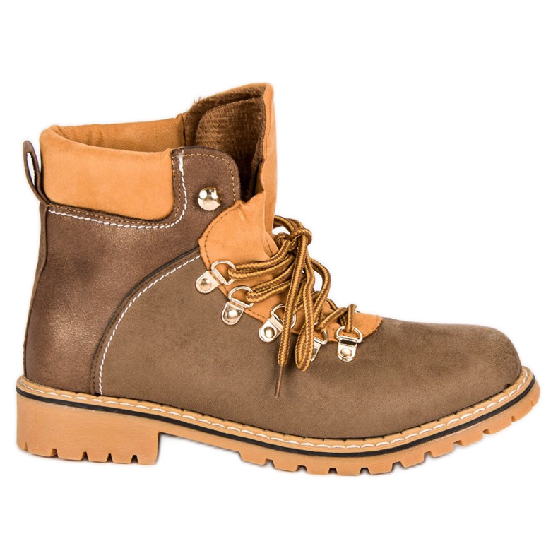 Braune Damen Wanderschuhe