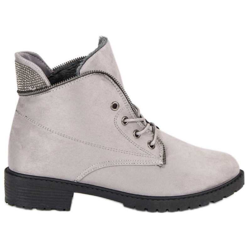 Balada Graue gebundene Stiefeletten