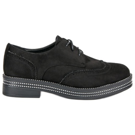 Seastar Modische Wildlederschuhe schwarz