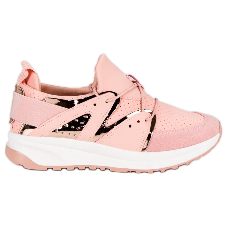 Stylische Sportschuhe rosa