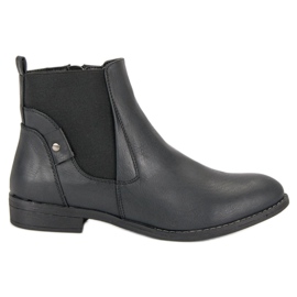 Groto Gogo Bequeme Booties Jodhpur-Stiefel schwarz