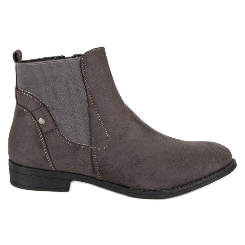 Groto Gogo Bequeme Jodhpur-Stiefel grau