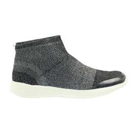 American Club American Black Sports Sports Schuhe 17044 Schwarz/Silber