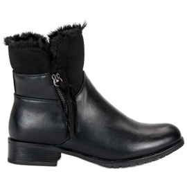 Forever Folie Warme Damenstiefel schwarz