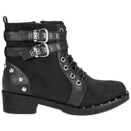 Clowse Modische Arbeitsstiefel schwarz
