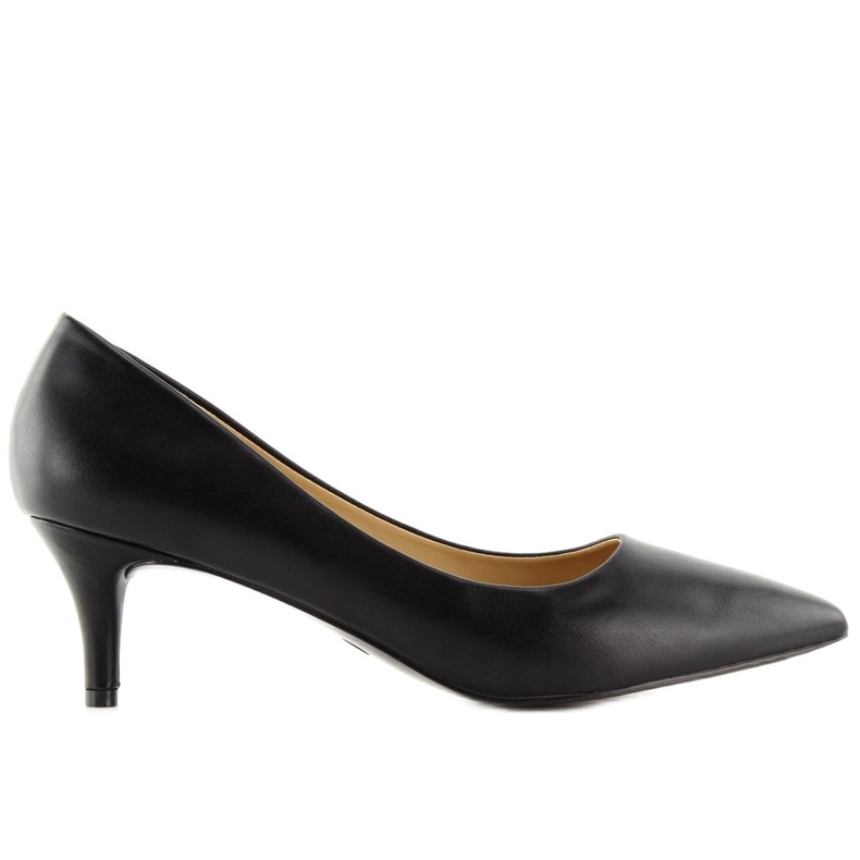 Pumps niedrige Absätze schwarz 123-3 Schwarz
