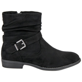 Groto Gogo Warme Wildlederstiefel schwarz