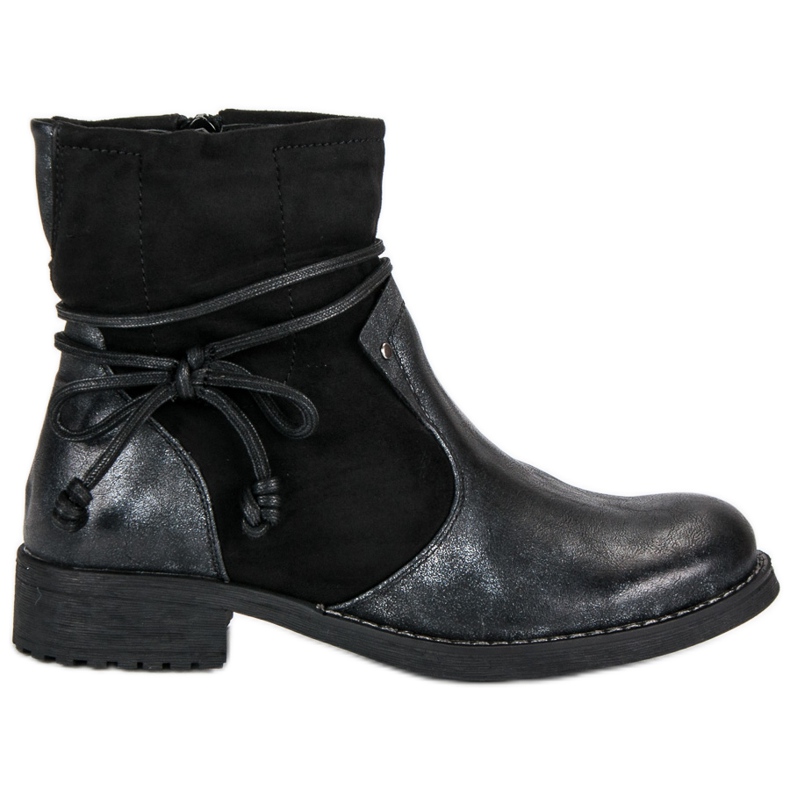 Forever Folie Modische Stiefel für den Herbst schwarz