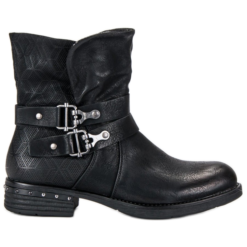 Forever Folie Schwarze Arbeiterstiefel