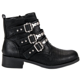SDS Stylische Arbeitsstiefel schwarz