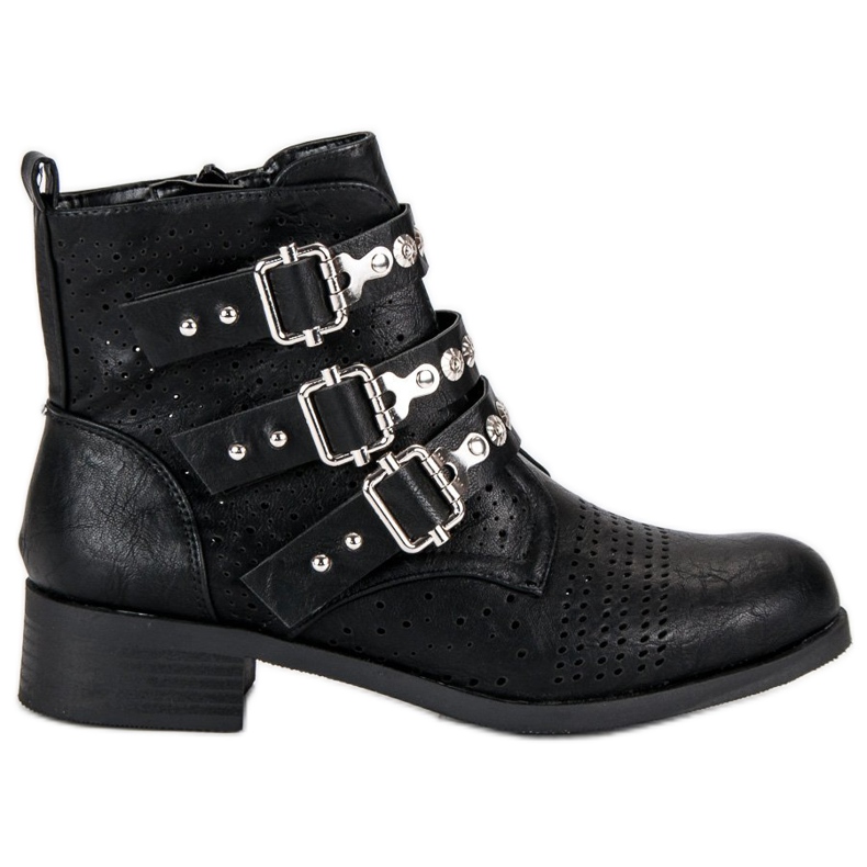 SDS Stylische Arbeitsstiefel schwarz