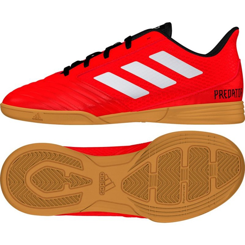 Hallenschuhe adidas Predator Tango 18.4 rot