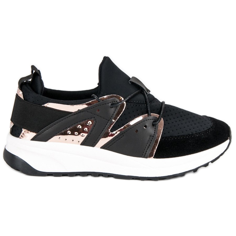 Stylische Sportschuhe schwarz