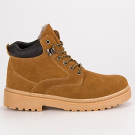 Original Walkman Shoes Warmer Leder Trapper braun