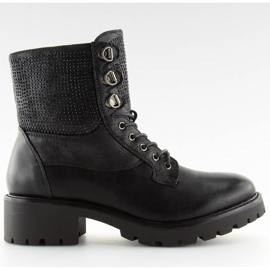 Schwarze Stiefel für Damen 1621 Schwarz