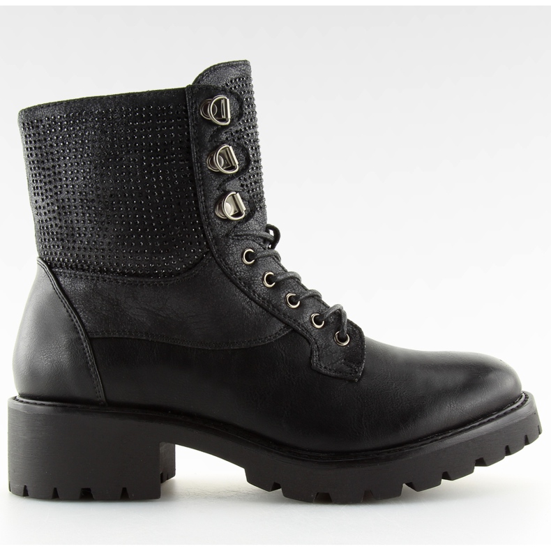 Schwarze Stiefel für Damen 1621 Schwarz