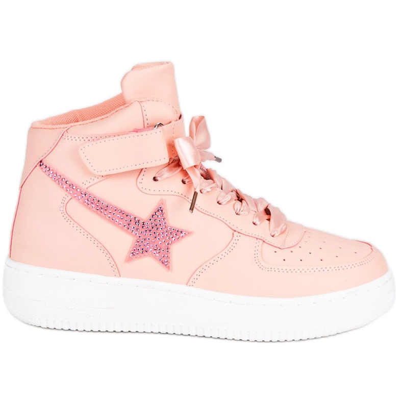 Modische Stiefeletten rosa