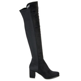 Lucky Shoes Schwarze Musketiere nach Maß