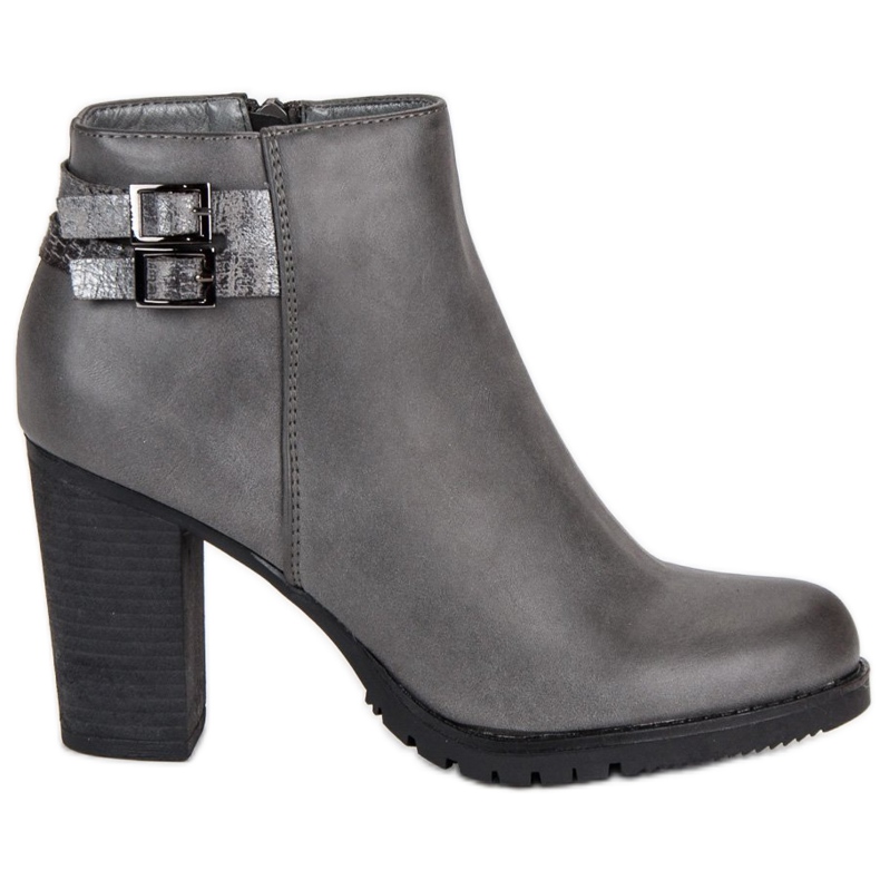 Show It Klassische Stiefel auf der Post grau