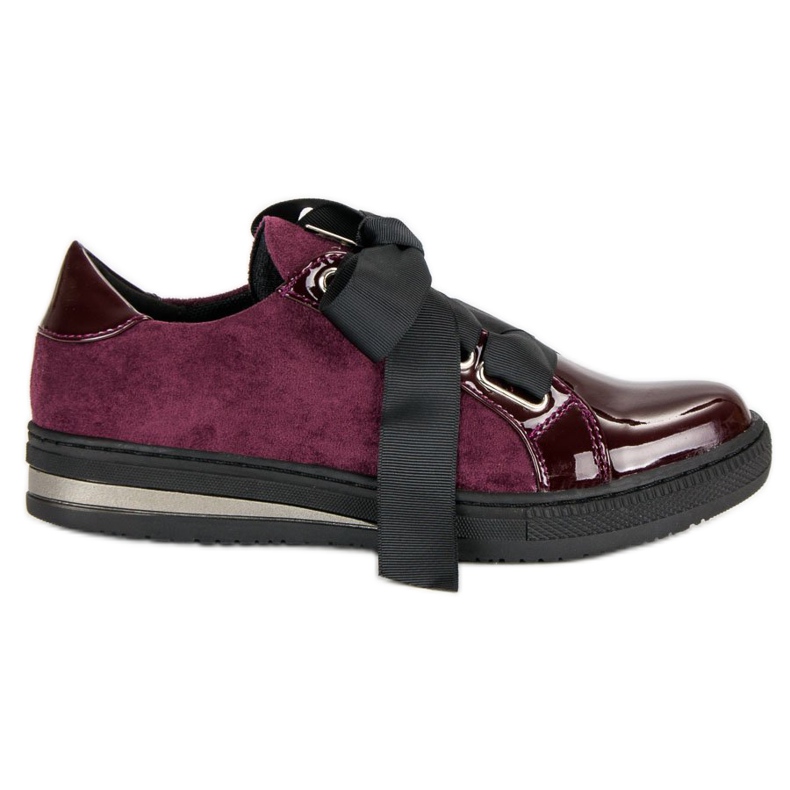 Filippo Elegante Sneaker violett rot