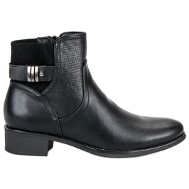 Filippo Bequeme Booties Jodhpur-Stiefel schwarz