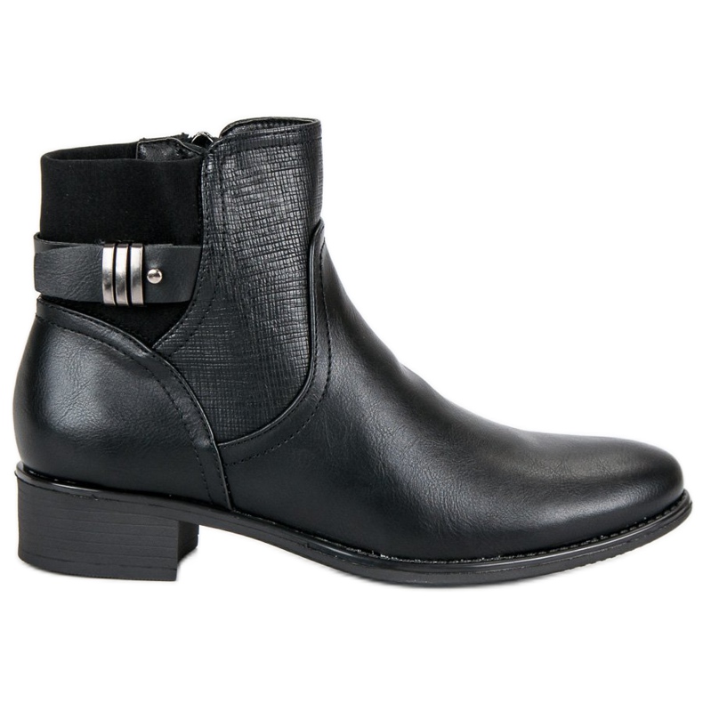 Filippo Bequeme Booties Jodhpur-Stiefel schwarz
