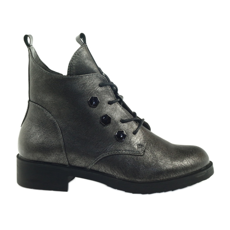 Stiefel mit Nieten Sergio Leone 308 grau