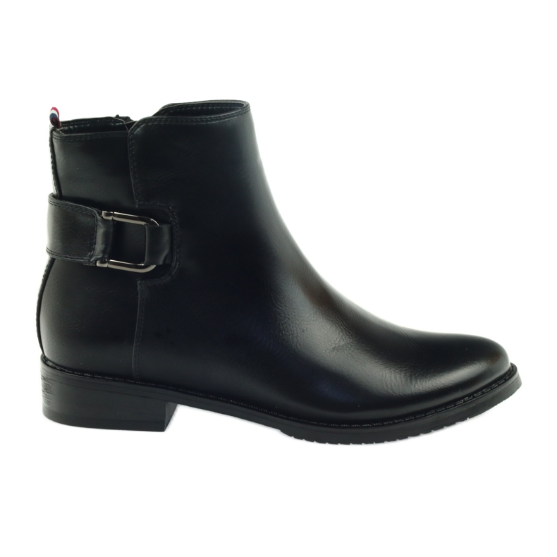 M.Daszyński Stiefel Jodhpur Schnalle 62-20 schwarz