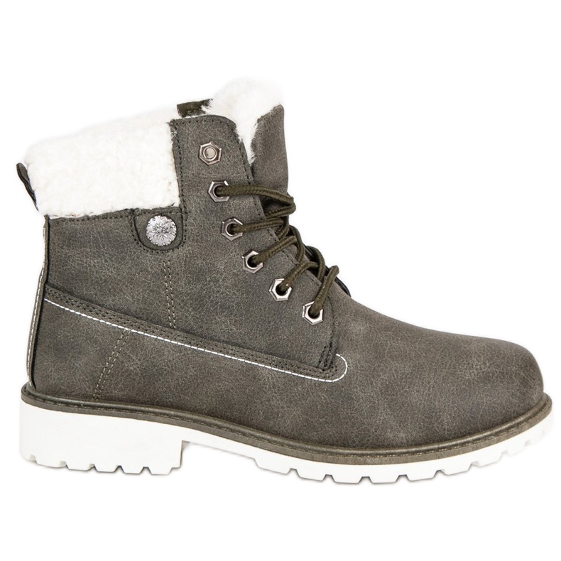 McKey Trapper mit Khaki-Fell grün