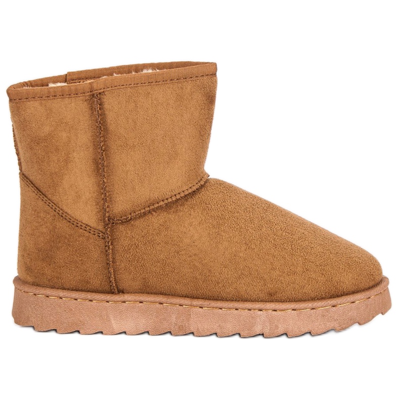 VINCEZA niedrige Schneestiefel braun